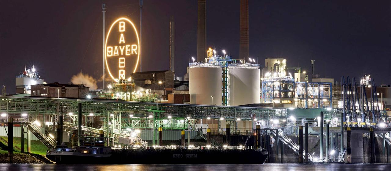 Bayer-Werk im Chemiepark Leverkusen.