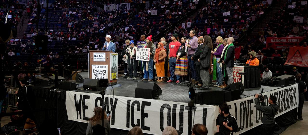 Anti-ICE-Protest in Minnesota