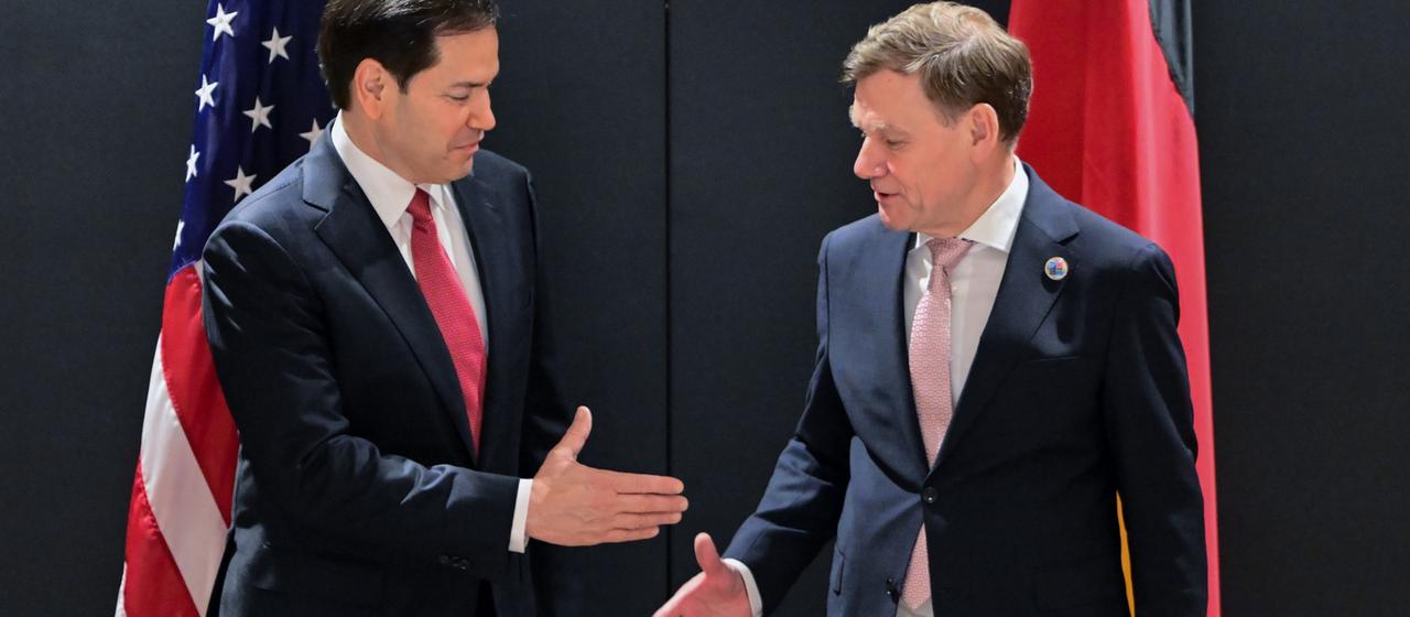 Johann Wadephul und Marco Rubio