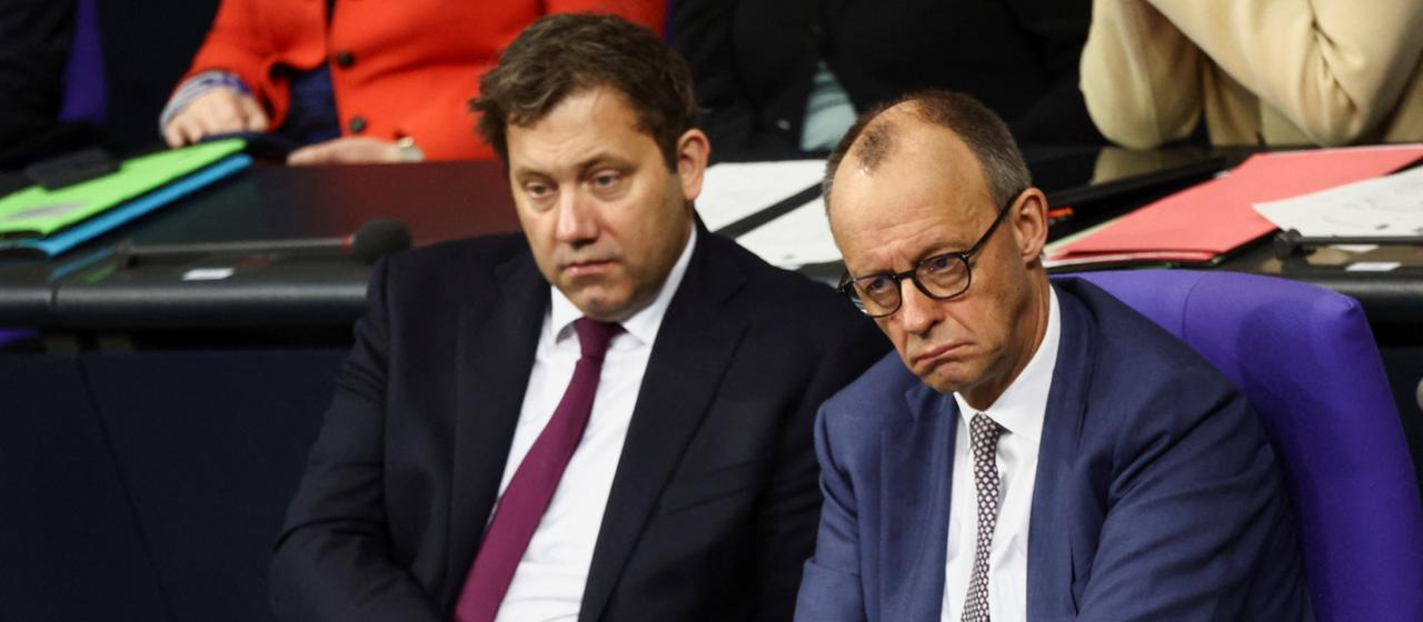 Lars Klingbeil und Friedrich Merz