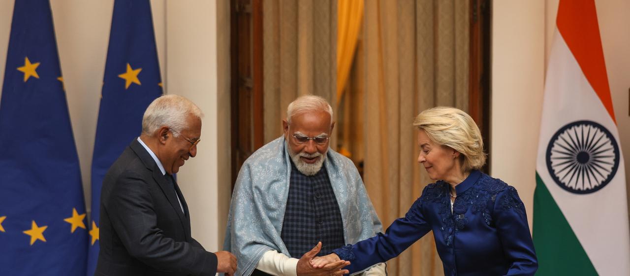 Die EU und Indien unterzeichnen Handelsabkommen