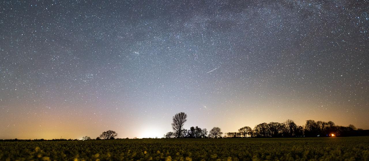Sternenhimmel: Die Lyriden-Meteore funkeln in der Aprilnacht