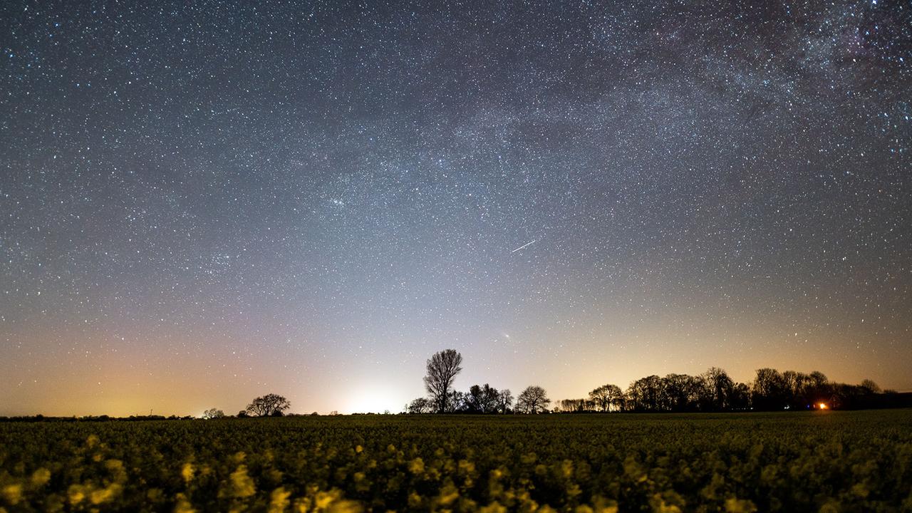 Sternenhimmel: Die Lyriden-Meteore funkeln in der Aprilnacht