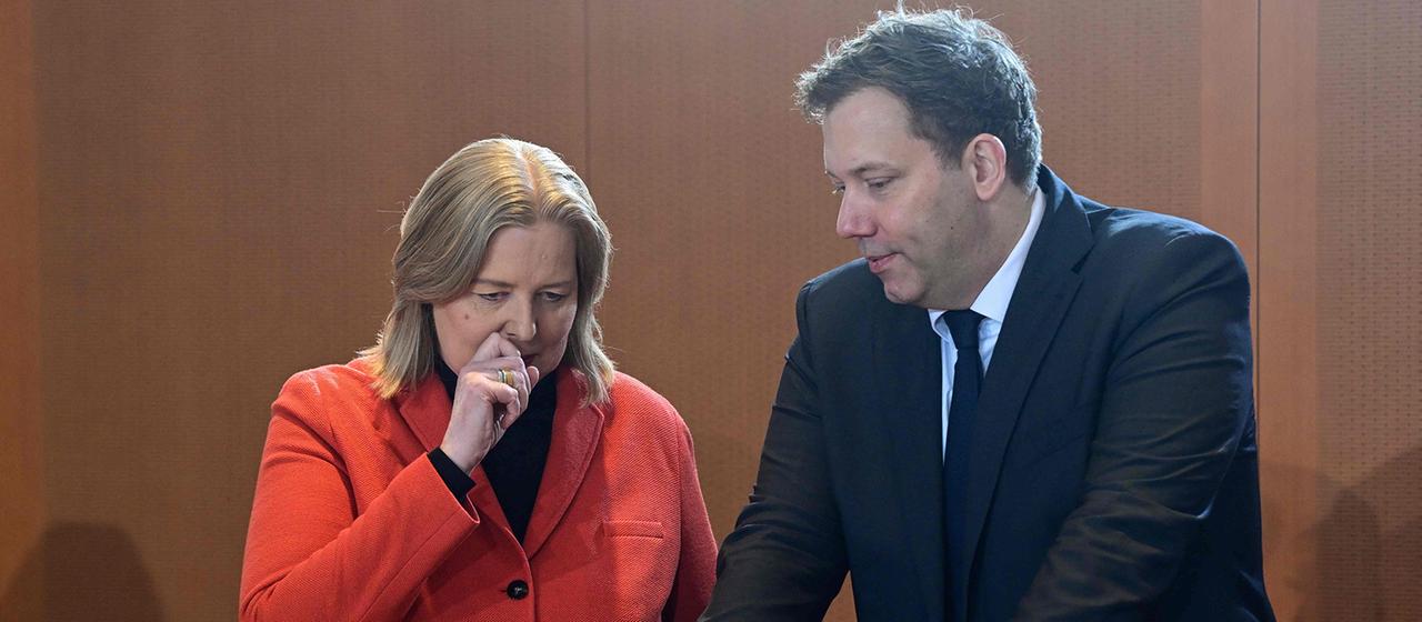 Bärbel Bas und Lars Klingbeil