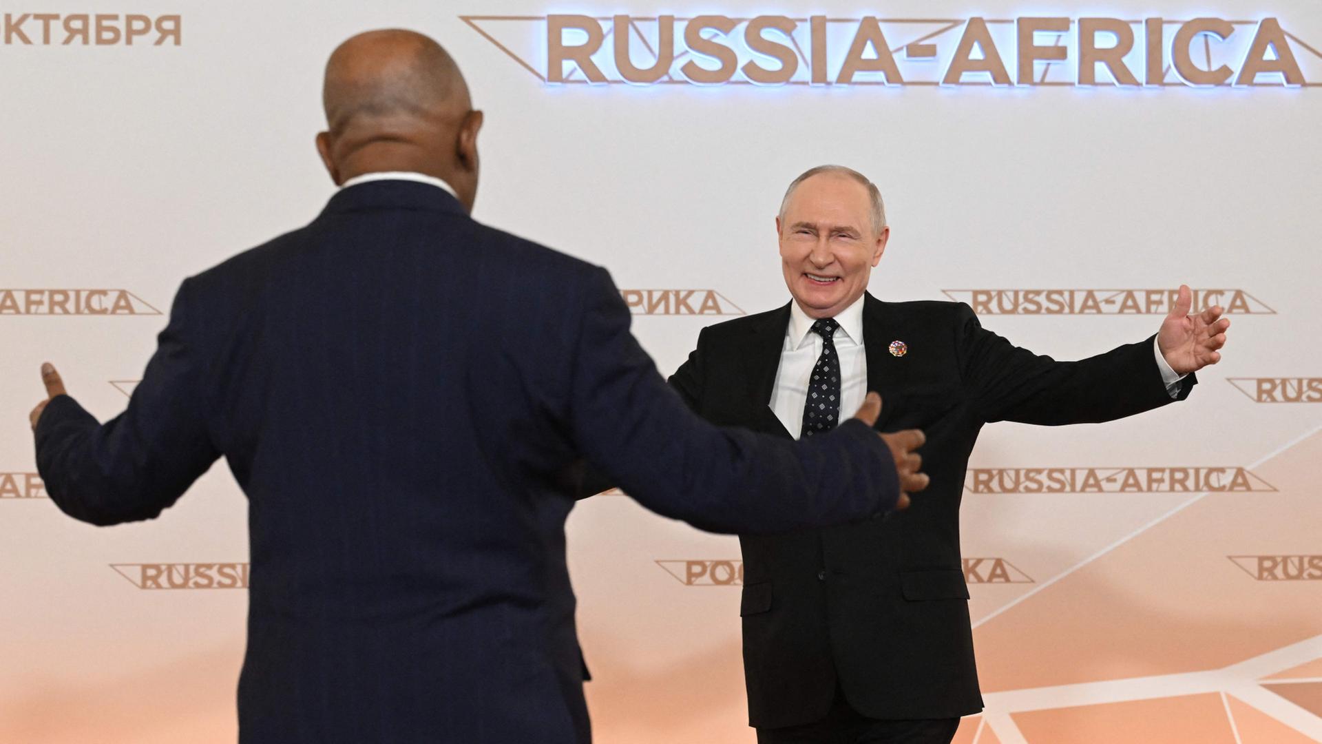 Azali Assoumani und Wladimir Putin | AFP