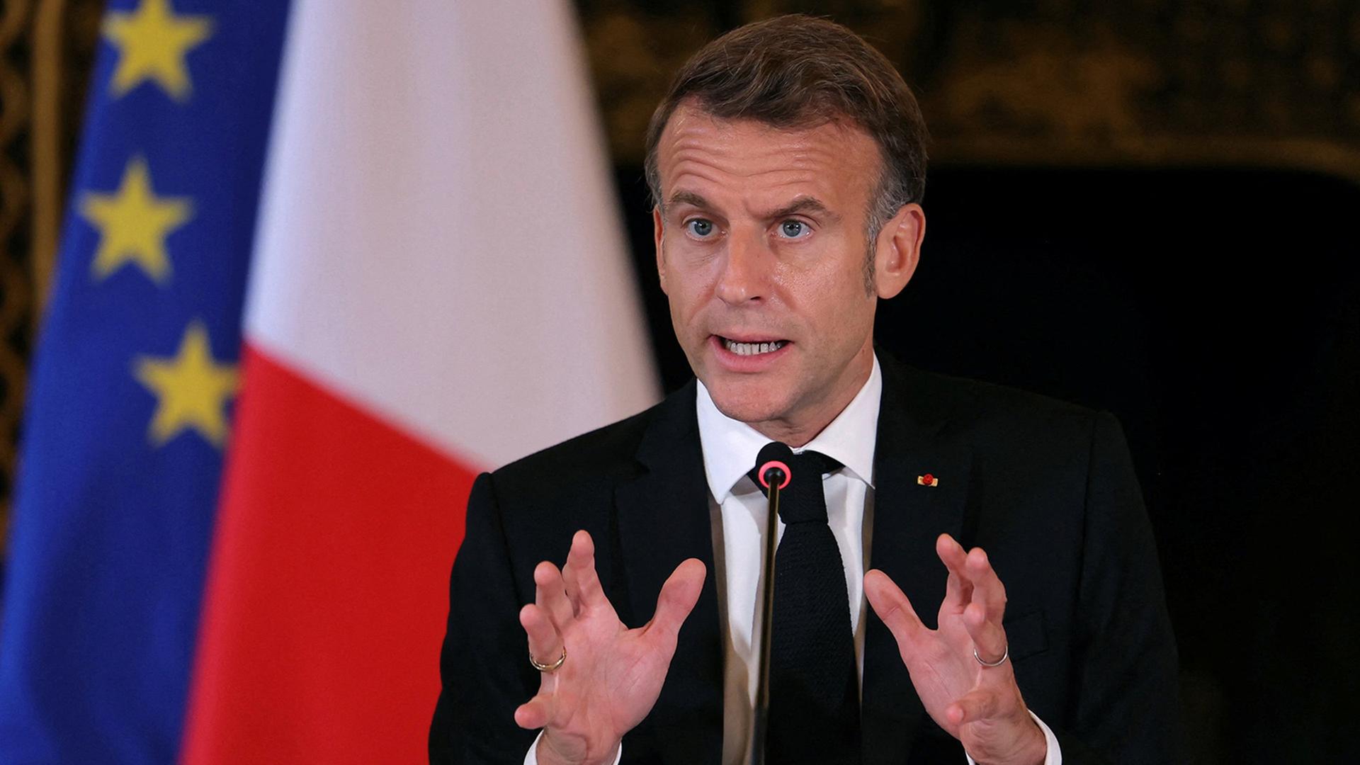 Emmanuel Macron | via REUTERS