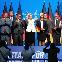AfD-Spitze beim Parteitag in Erfurt