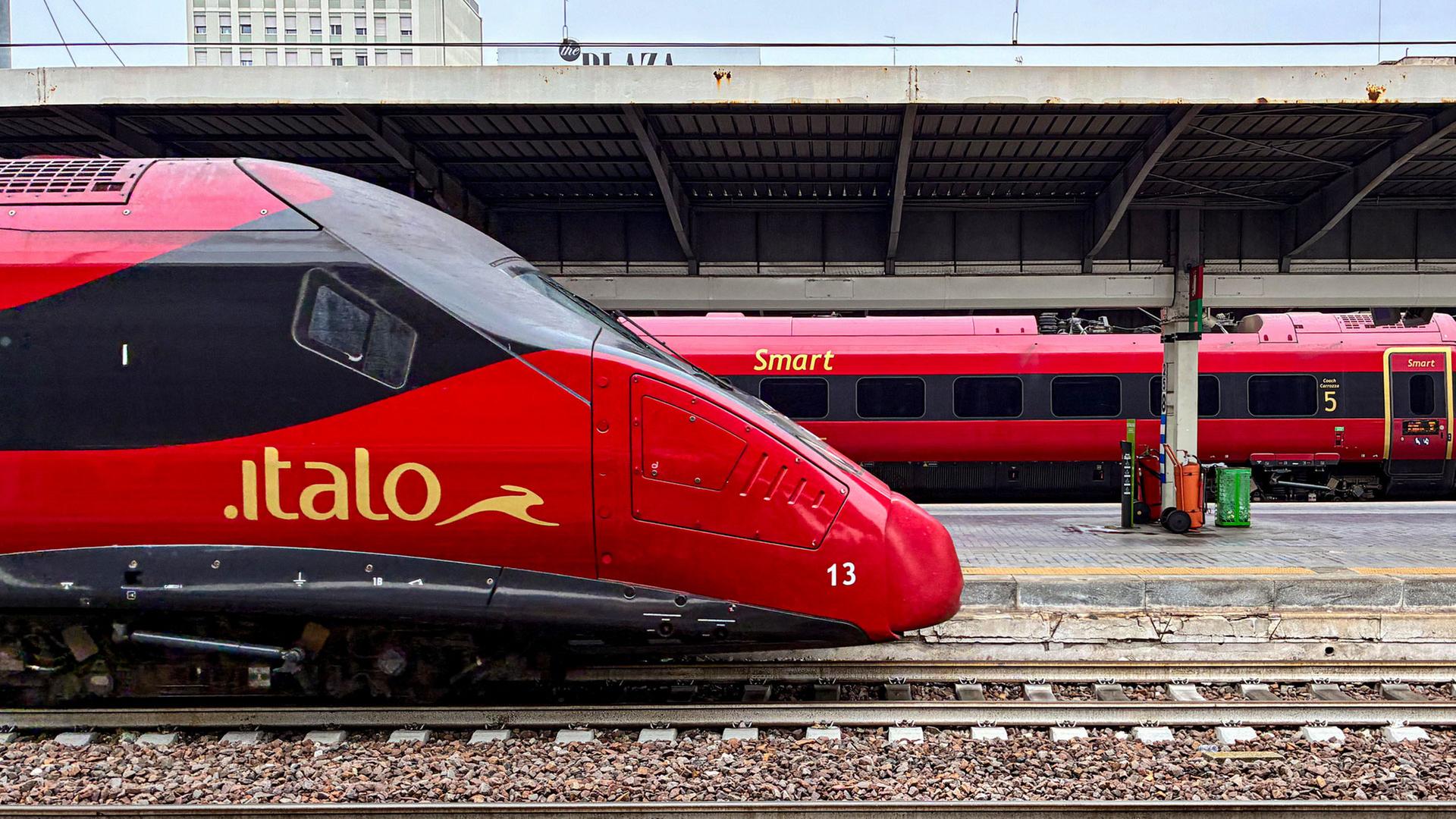 Ein Italo Hochgeschwindigkeitszug im Bahnhof Venezia Santa Lucia in Venedig, Italien. | picture alliance / NurPhoto