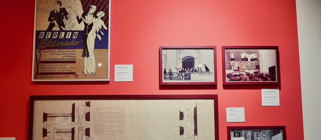 Ausstellungsstücke sind im Schwulen Museum Berlin zu sehen.