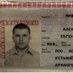 Laut Recherchenetzwerk "Bellingcat": Ausweis von Alexander Jewgeniewitsch Mischkin, Deckname Alexander Petrow