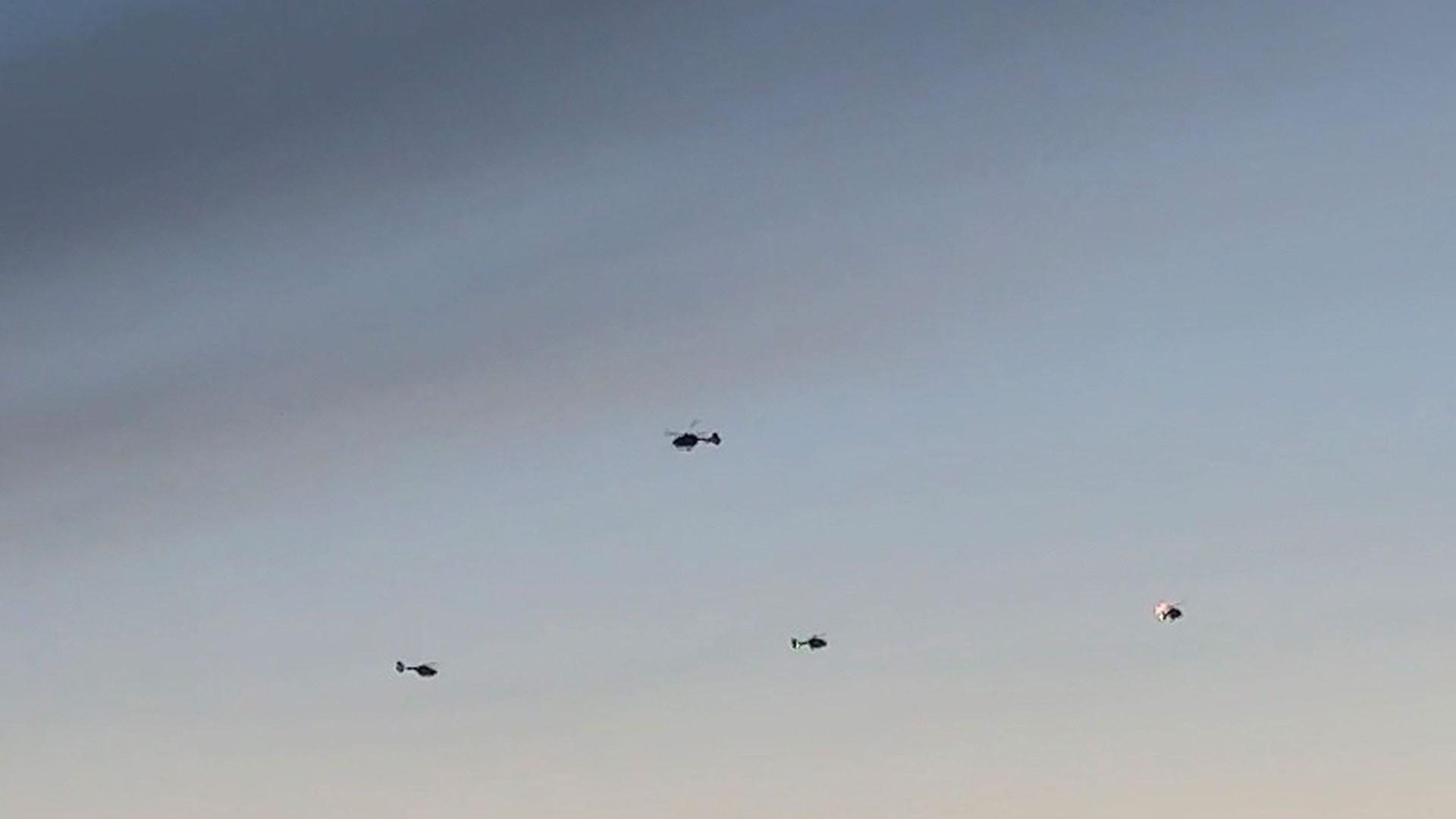 Warum flogen am Dienstag vier Hubschrauber über dem Saarland?