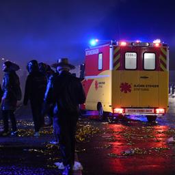 Ein Rettungswagen in der Silvesternacht