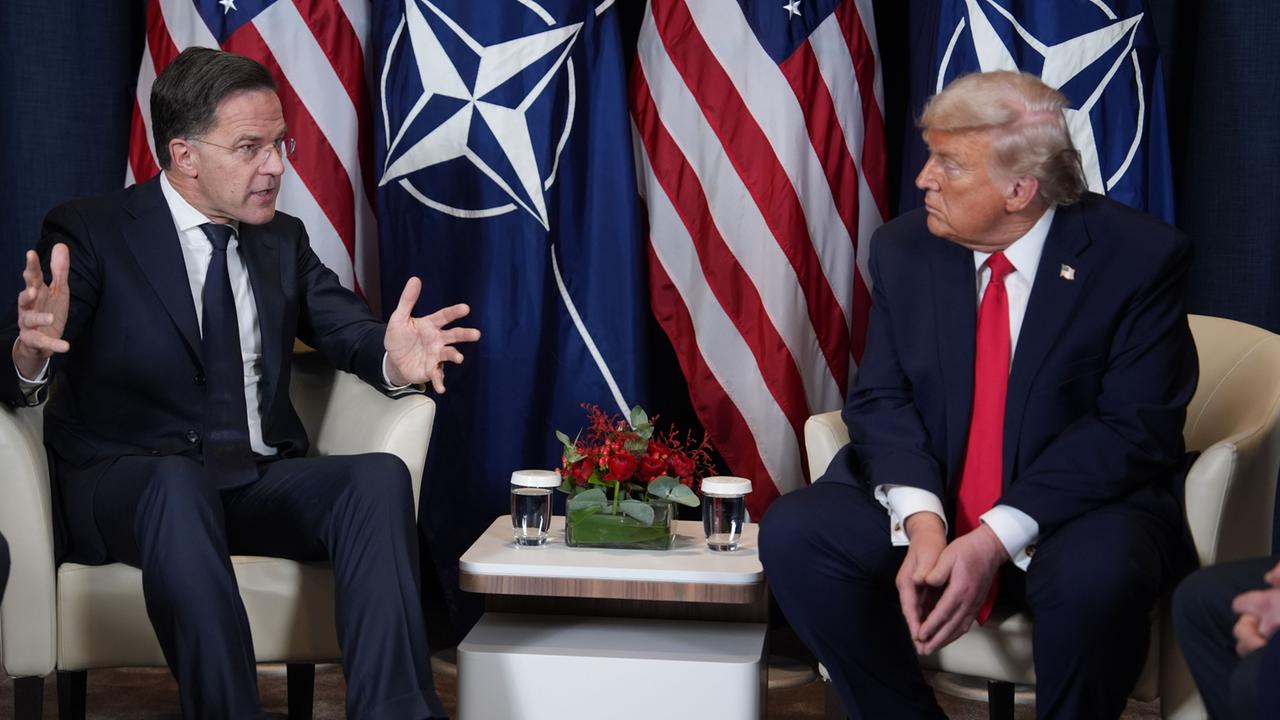 NATO-Generalsekretär Rutte trifft Präsident Trump in Washington