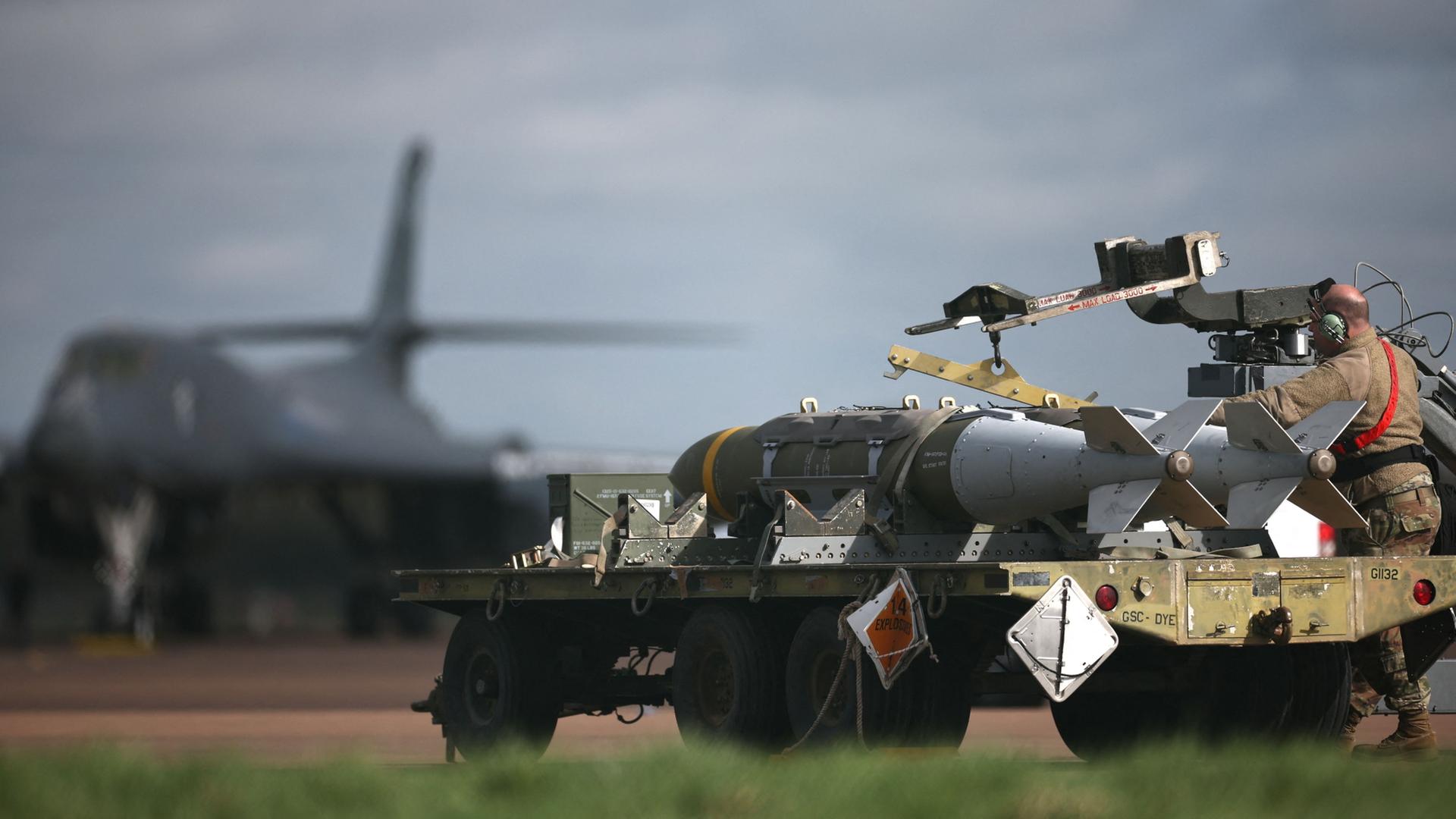 Der britische Militärstützpunkt RAF Fairford | Henry Nicholls, AFP