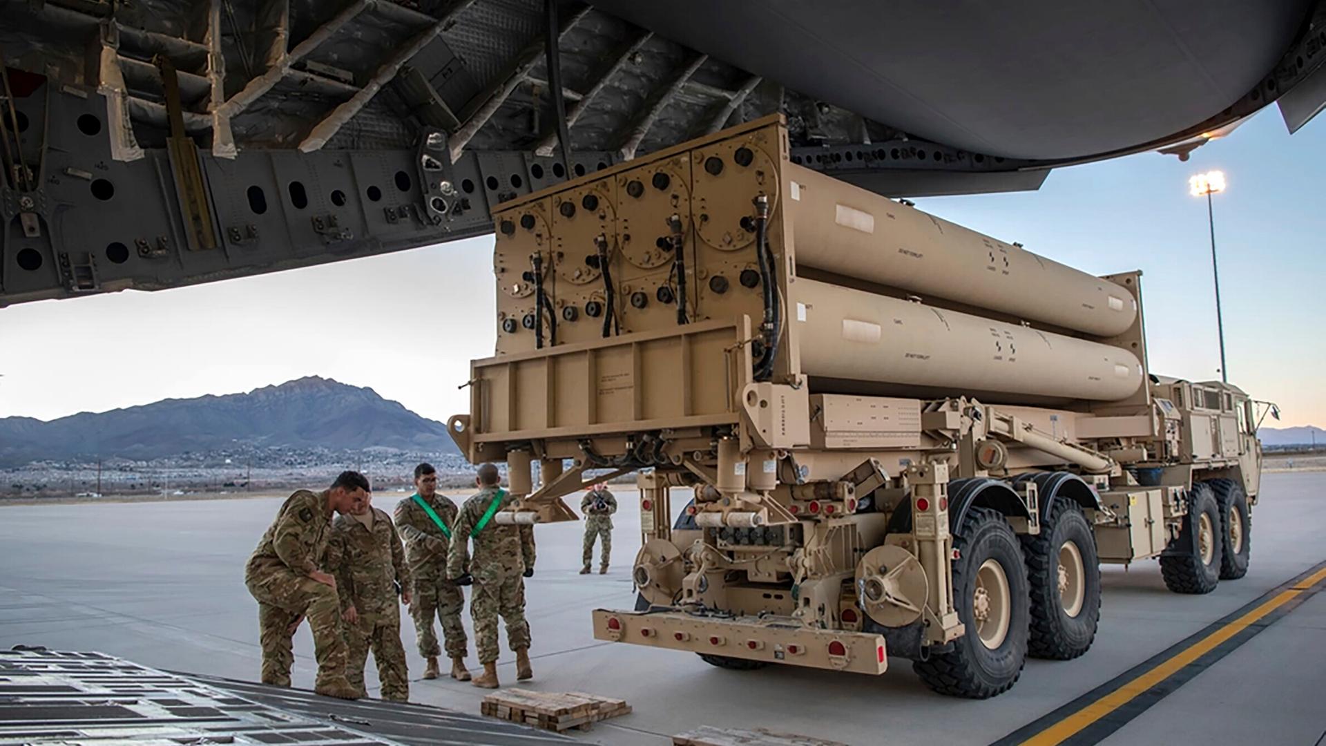 Dieses von der US-Luftwaffe zur Verfügung gestellte Bild zeigt die Abschussstation des 