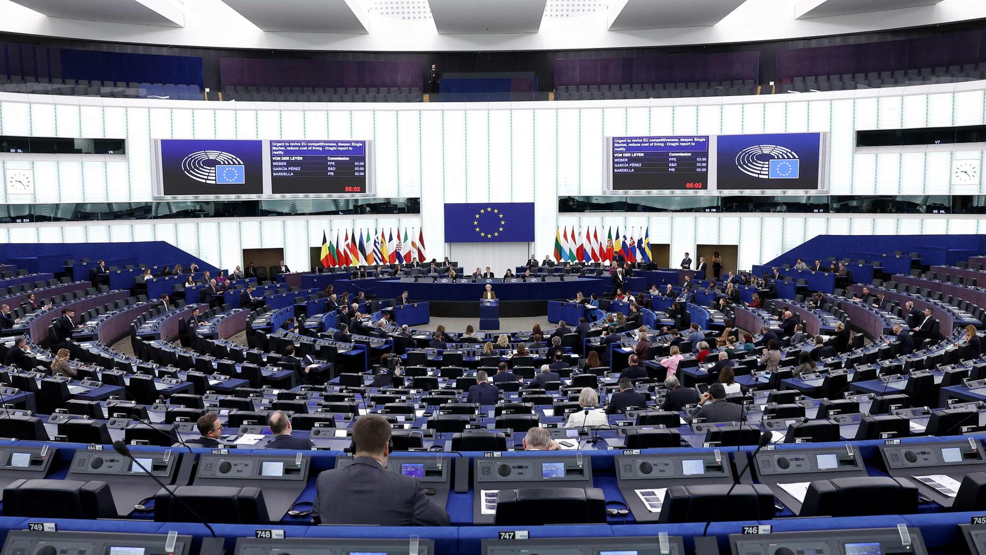 Das EU-Parlament in Stra�burg | AFP