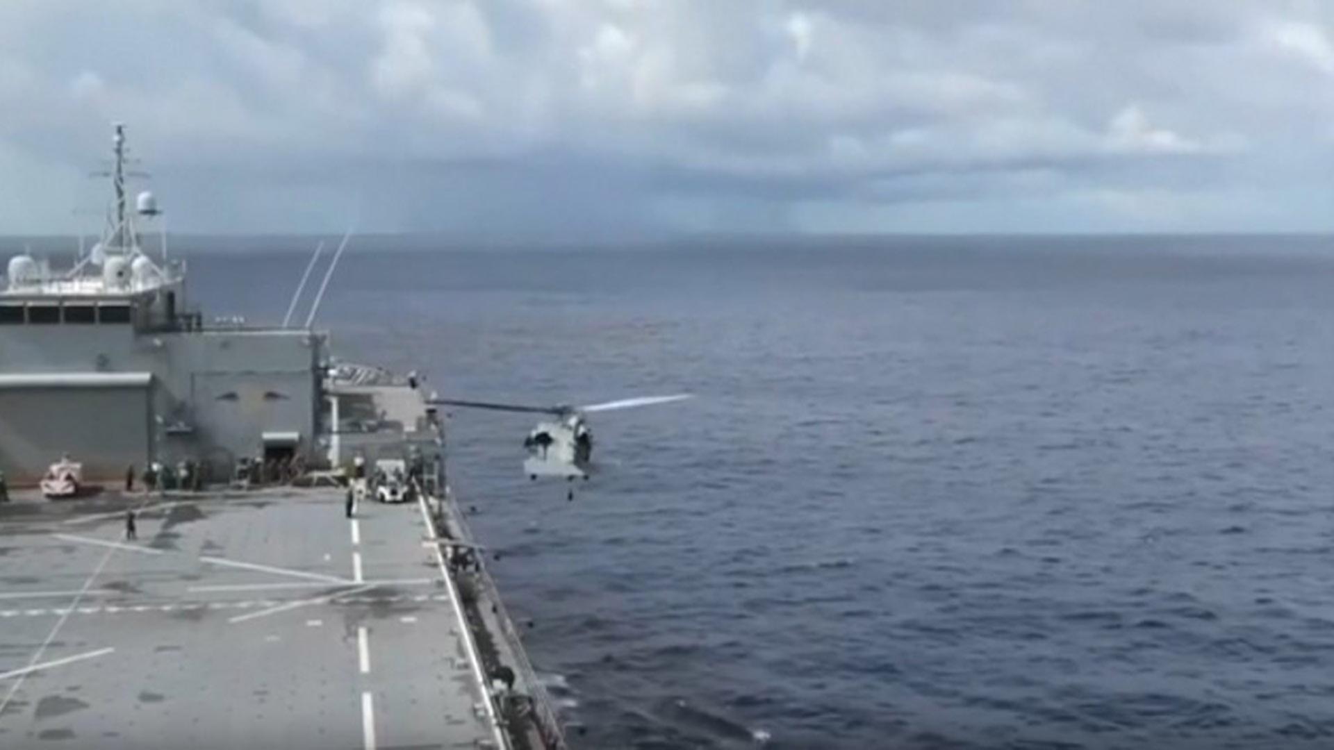 Ein US-Tanker im Indischen Ozean. | U.S. Department of Defense