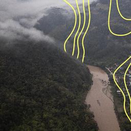 Nebel hüllt das thailändische Dorf Tha Ton ein – dort, wo der Kok-Fluss von Myanmar kommend nach Thailand fließt