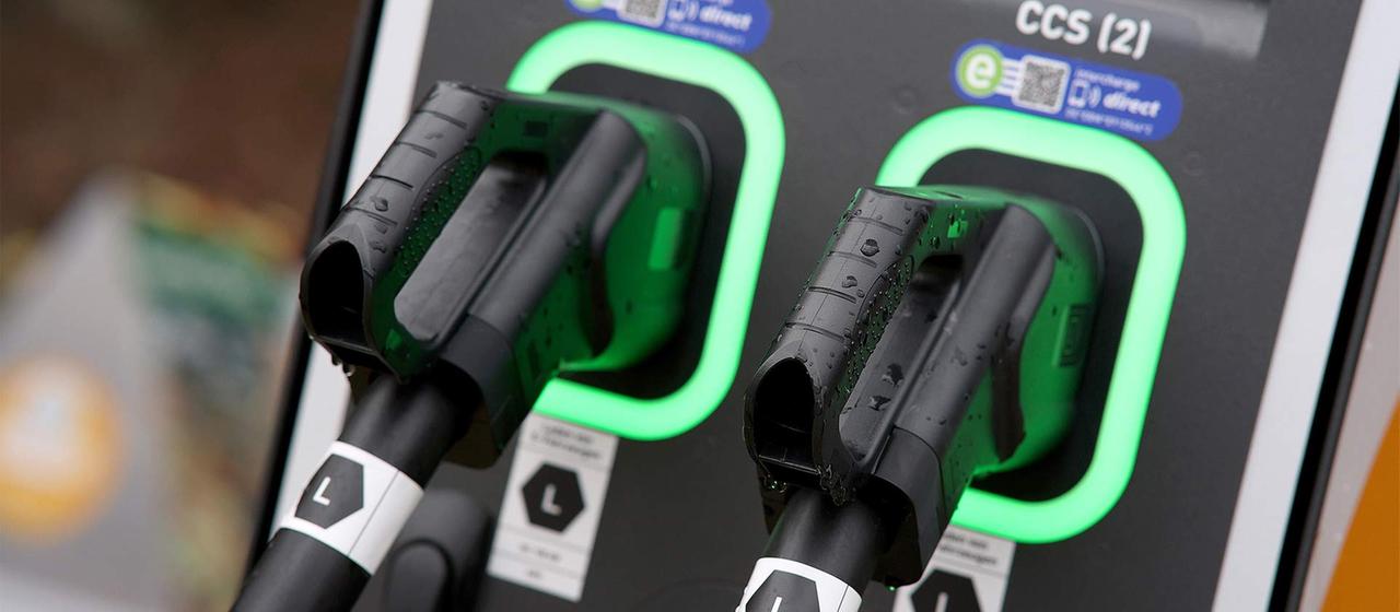 Schnellladestation für E-Autos.