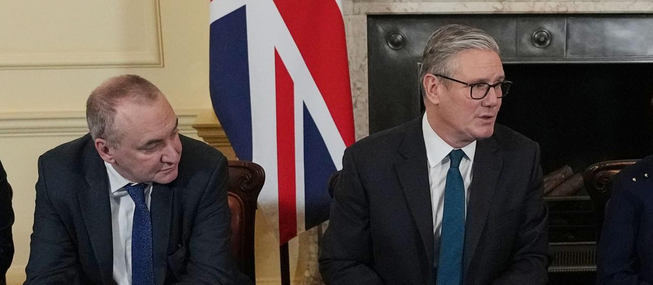 Chris Wormald (links) und Keir Starmer (Archivbild vom 27.01.2026)