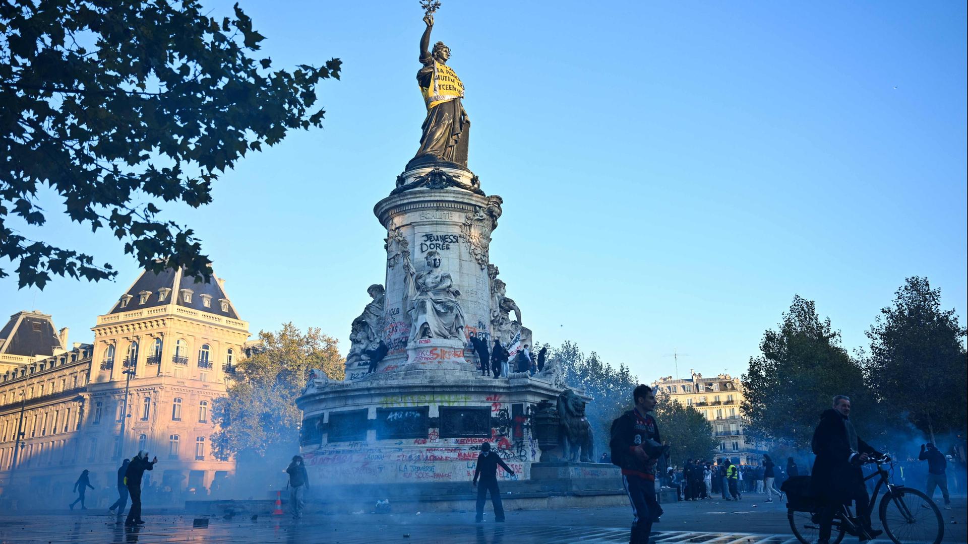 Proteste auf dem Place de la République | AFP