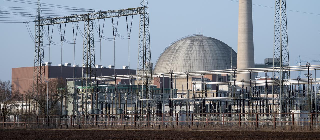 Stillgelegtes AKW Grafenrheinfeld in Bayern