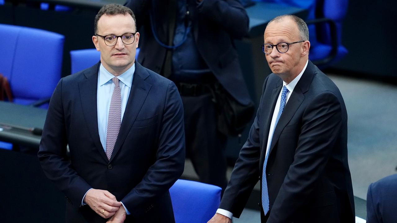 Friedrich Merz und Jens Spahn (Ảnh: tagesschau.de)