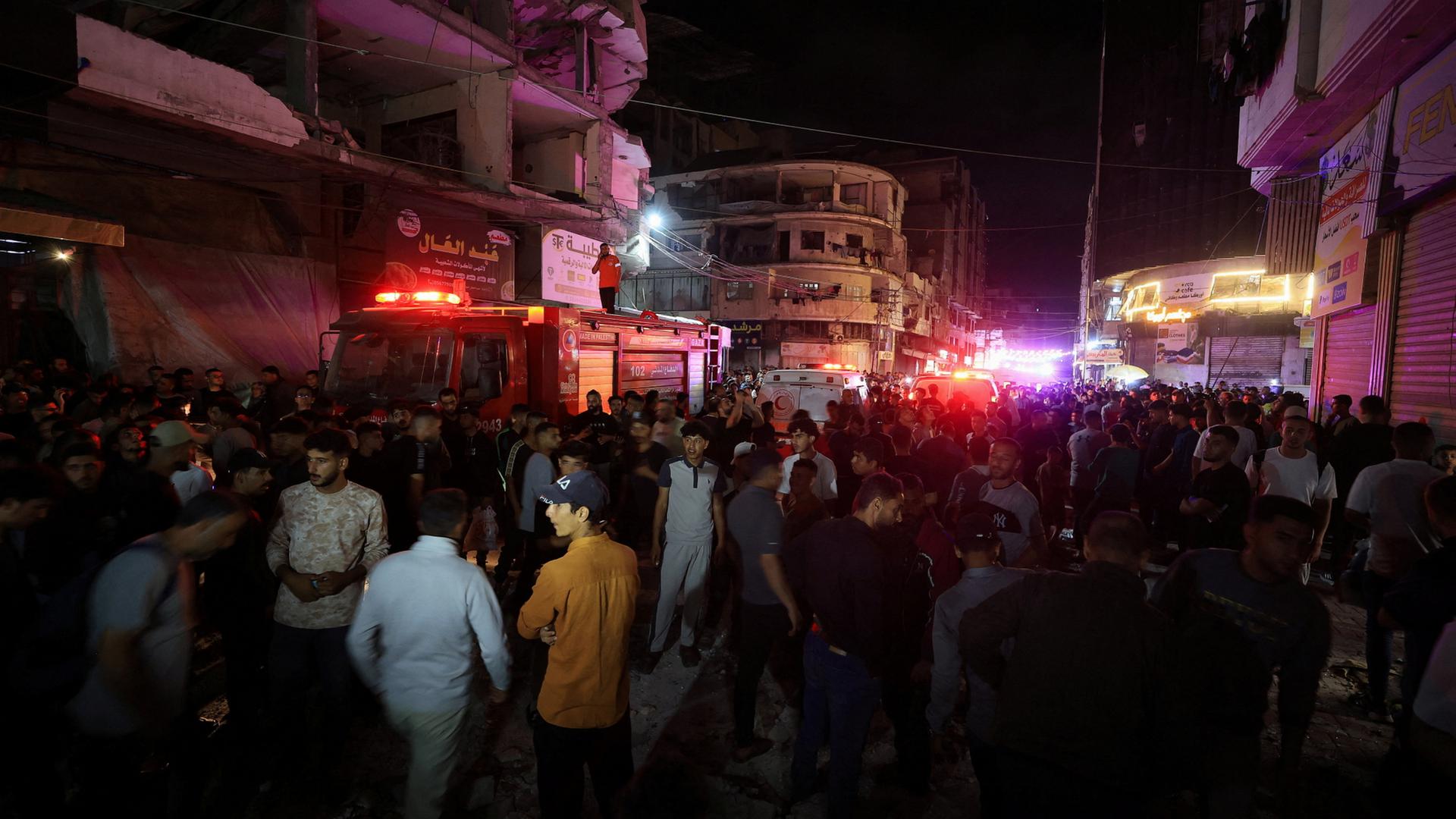Israelischer Angriff auf Gaza-Stadt | REUTERS