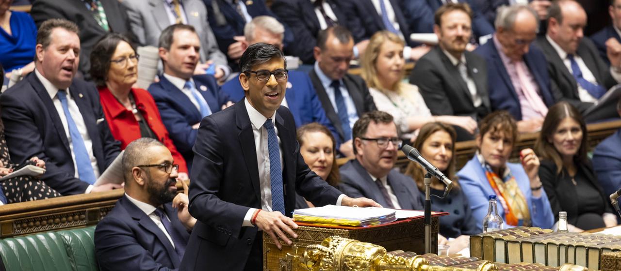 Rishi Sunak im Unterhaus