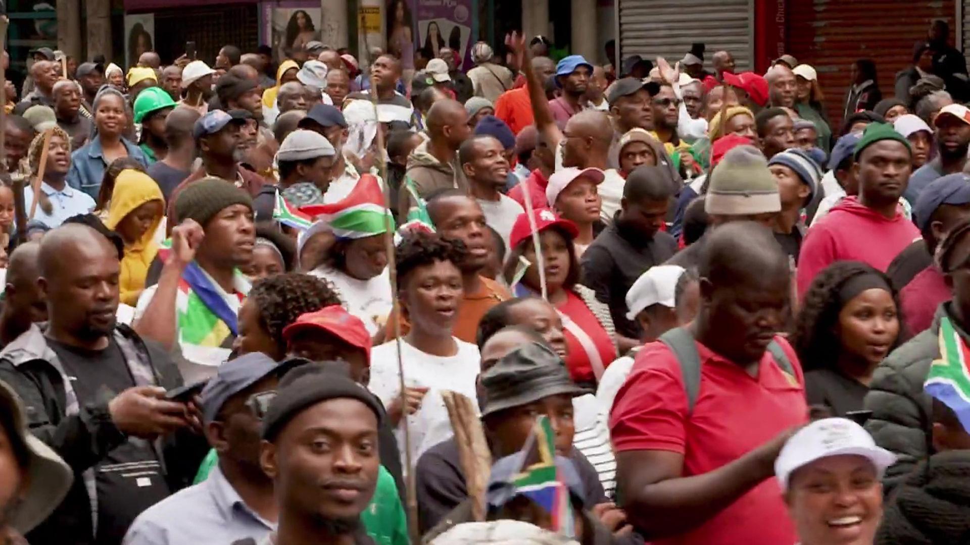 Proteste gegen Migranten in Südafrika
