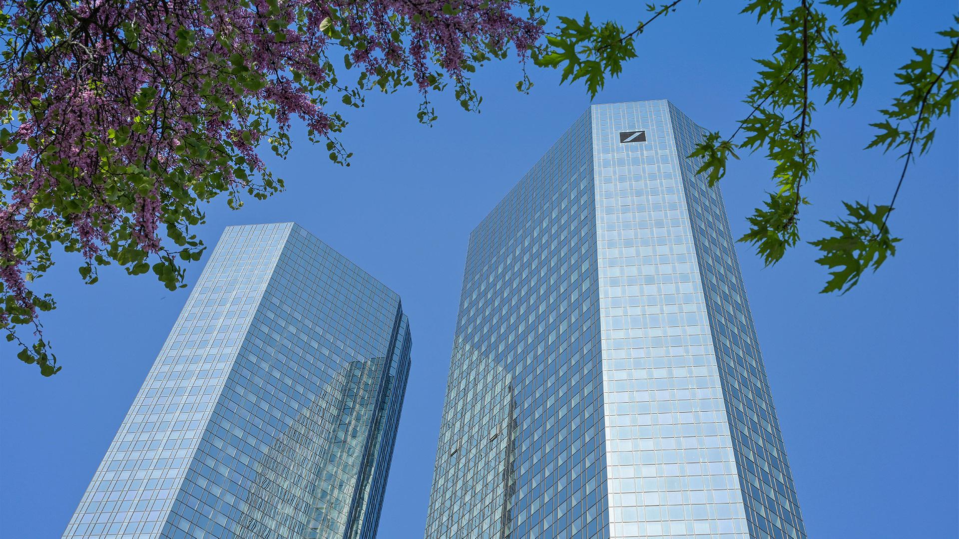 Gebäude der Konzernzentrale der Deutschen Bank in Frankfurt. | picture alliance / Joko