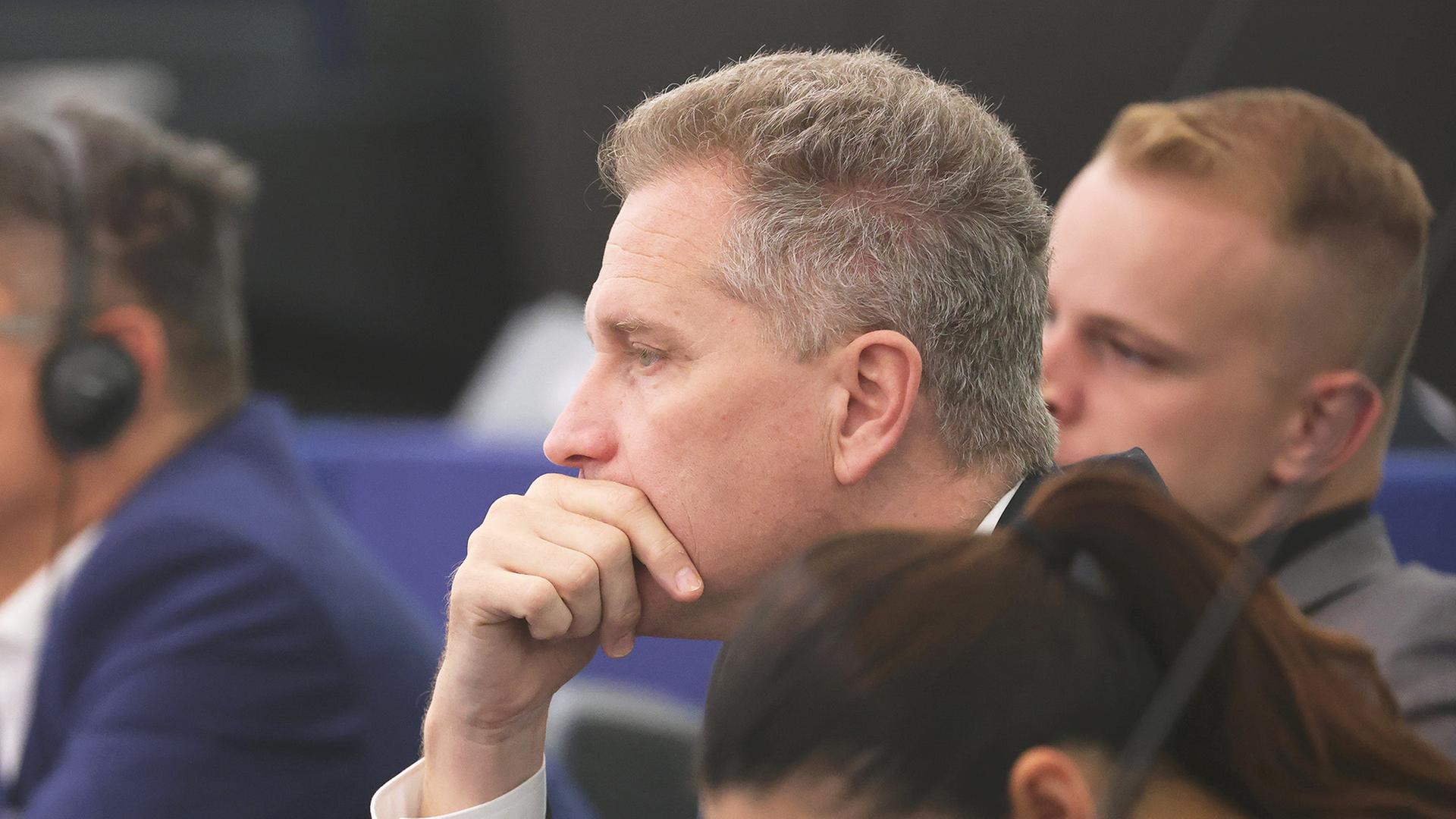 Petr Bystron im EU-Parlament (Archiv-Bild) | dpa