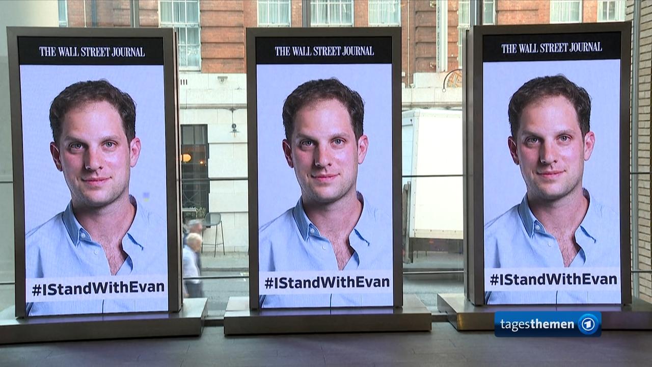 WallStreetJournalist Evan Gershkovich bleibt in UHaft Einspruch in