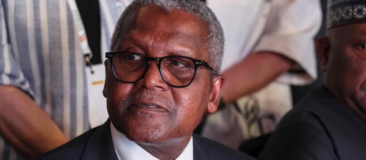 Der afrikanische Geschäftsmann Aliko Dangote
