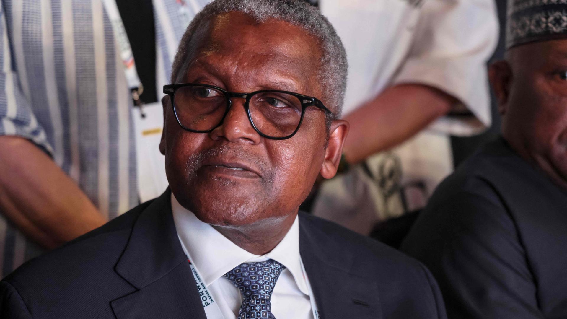 Der afrikanische Geschäftsmann Aliko Dangote | AFP