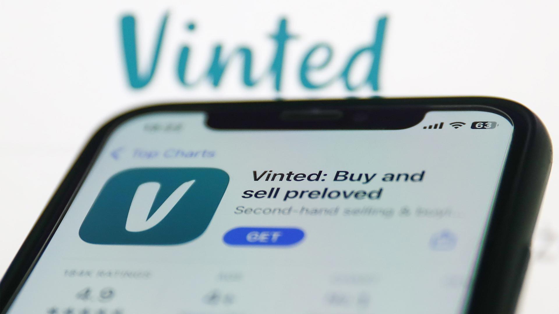 App der Online-Handelsplattform Vinted. | picture alliance / NurPhoto