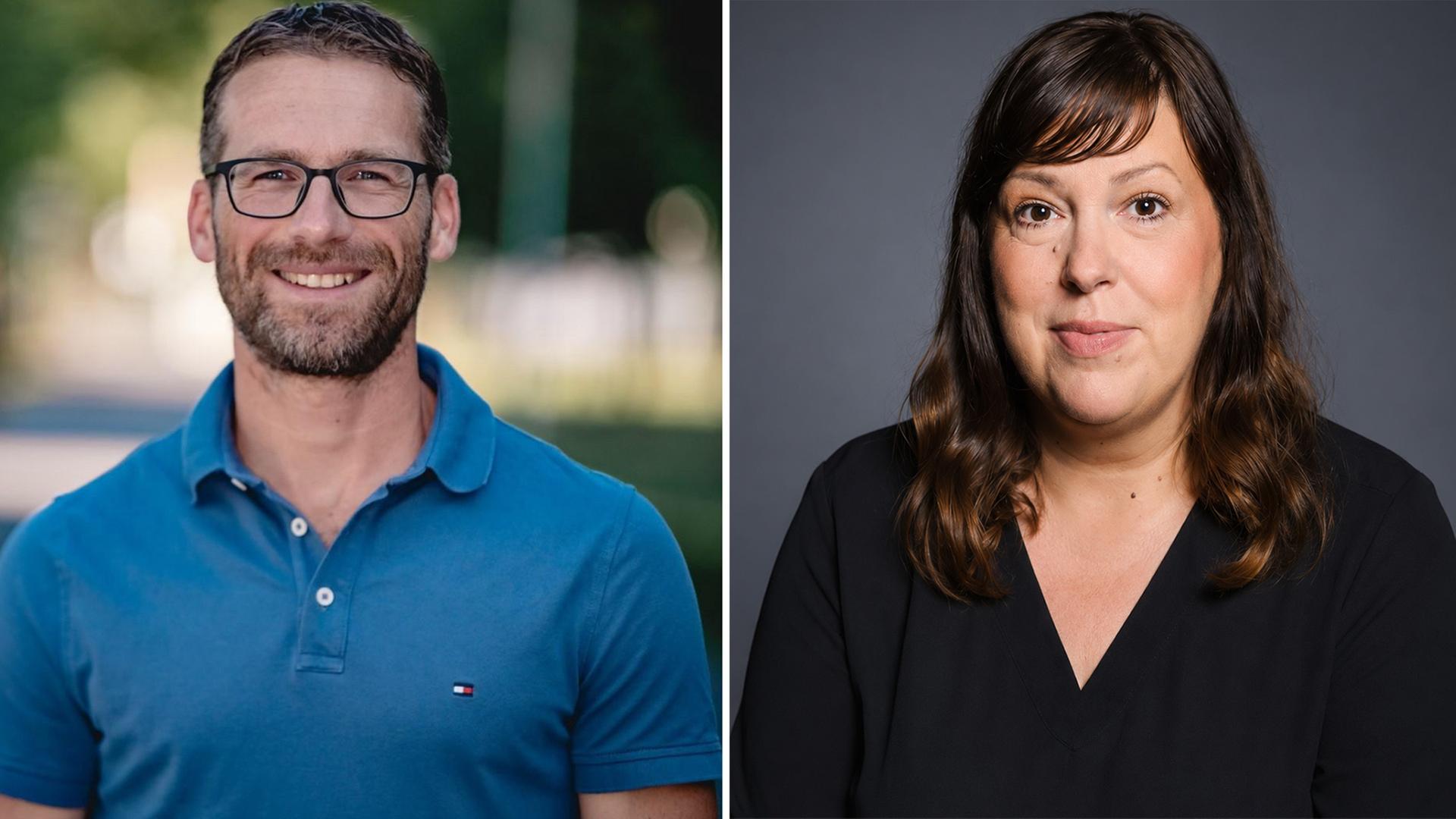 Robert Krause und Annette Binder; Wahl Strausberg. (Quelle: privat) | privat
