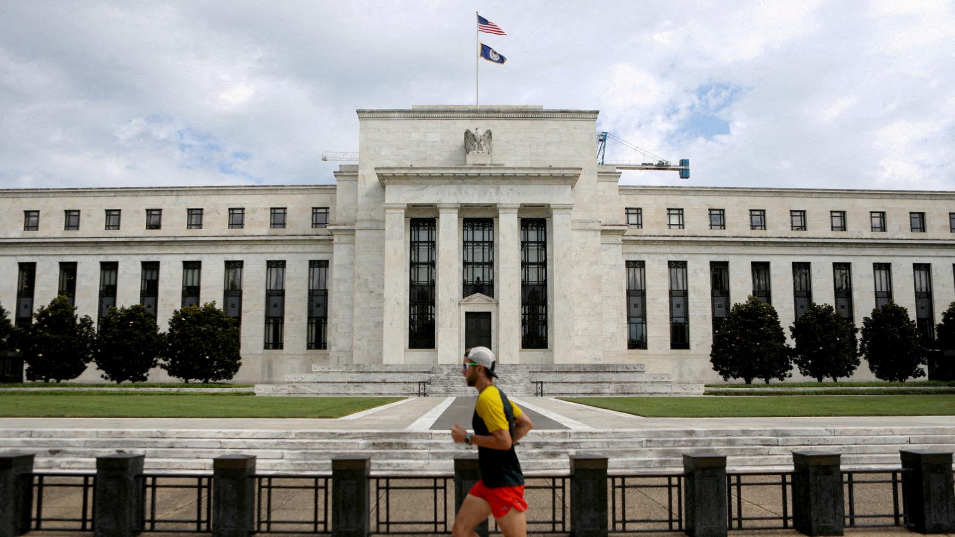 Das Gebäude der US-Notenbank Fed in Washington, D.C. | REUTERS