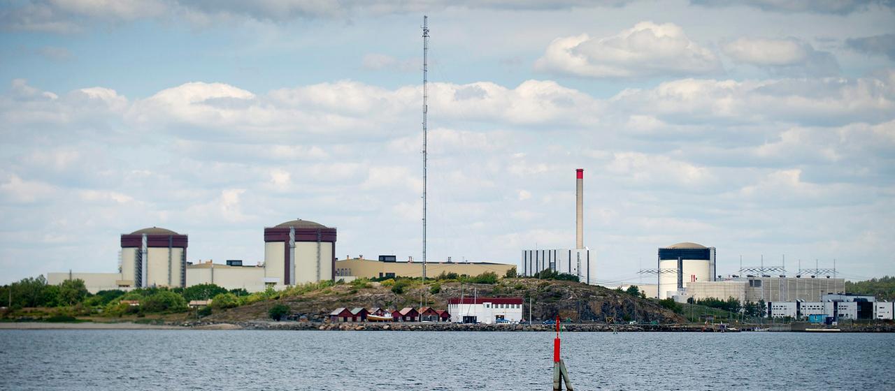 Blick auf das AKW Ringhals