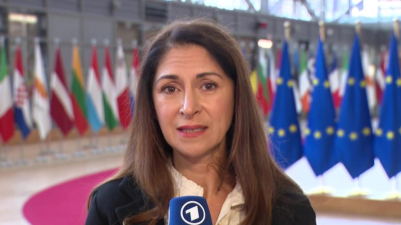 Shafagh Laghai, ARD Brüssel, zumTreffen der EU-Verteidigungsminister