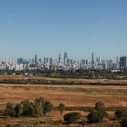 Die Skyline von Tel Aviv.