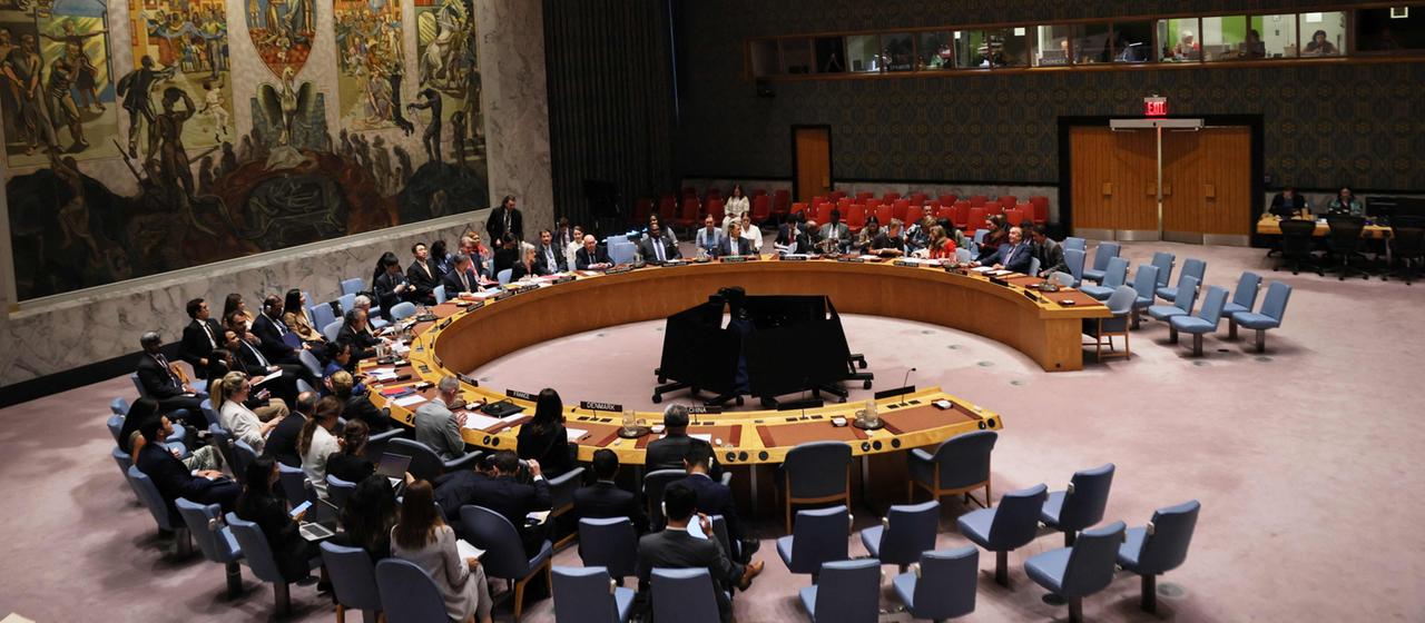 In einer Sitzung berät der UN-Sicherheitsrat über die Lage in Gaza (September 2025)