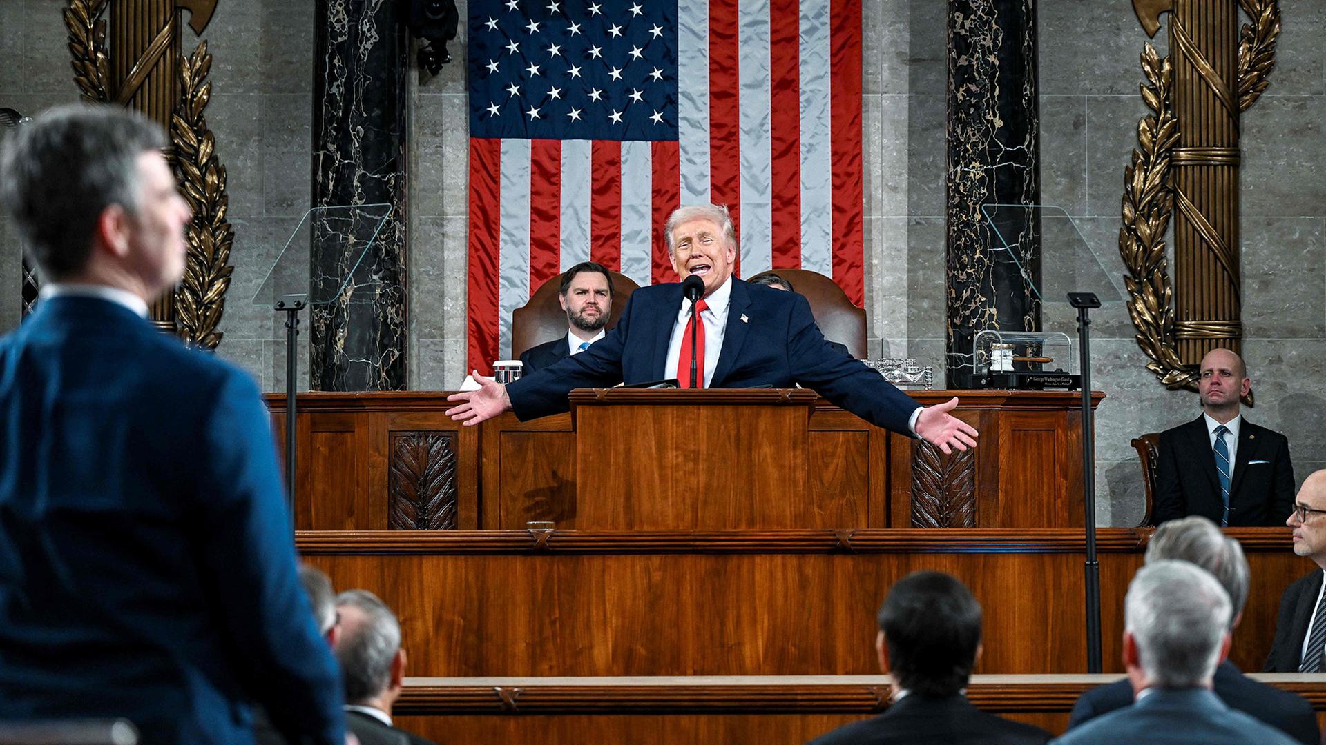Trumps Rede zur Lage der Nation im US-Kongress | AFP