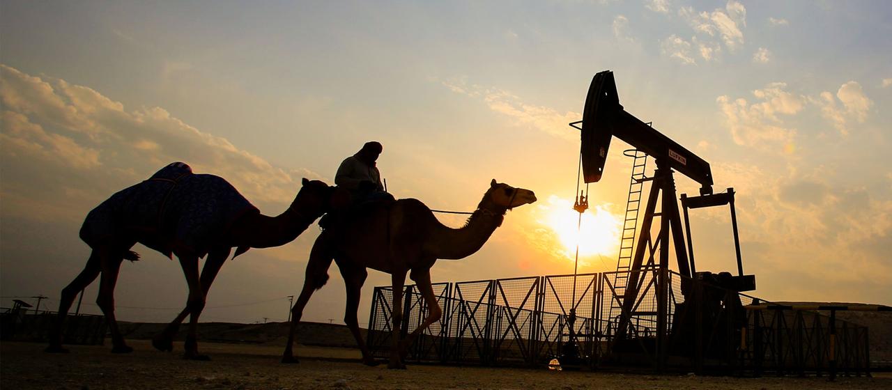 Ölpumpe im Bahrain.