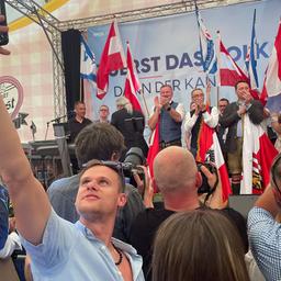 FPÖ-Veranstaltung in einem Bierzelt