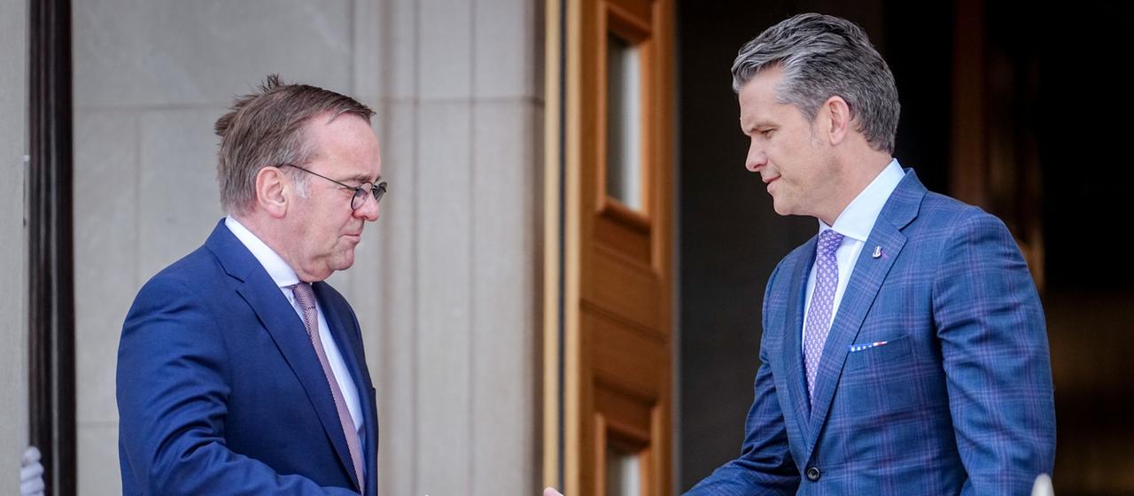 Boris Pistorius und Pete Hegseth