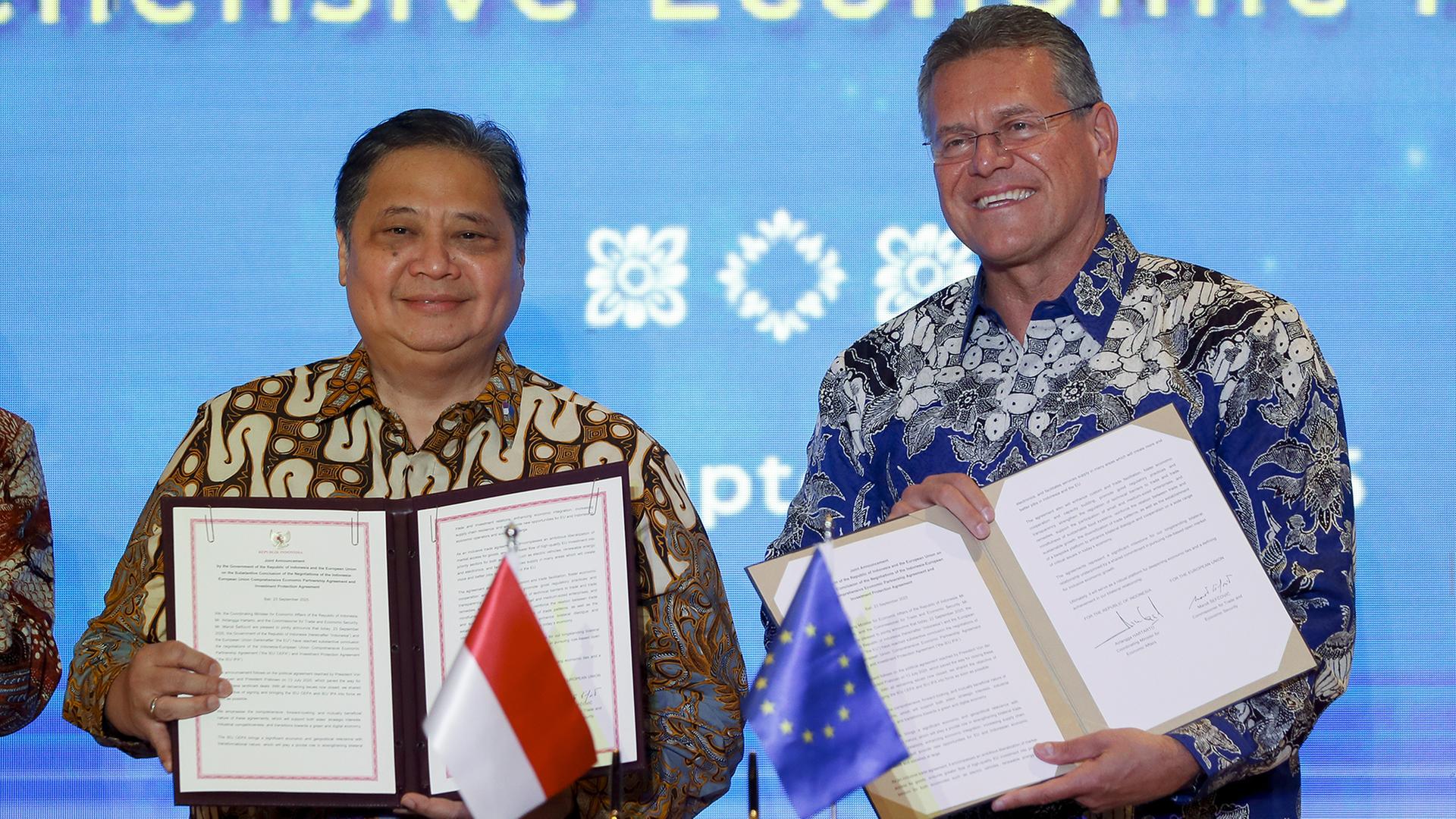 Handelsabkommen: EU schließt Deal mit Indonesien