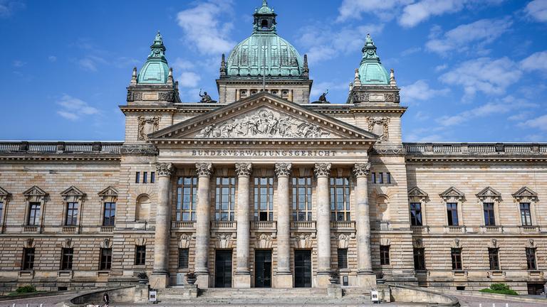 Außenansicht des Bundesverwaltungsgerichts in Leipzig.