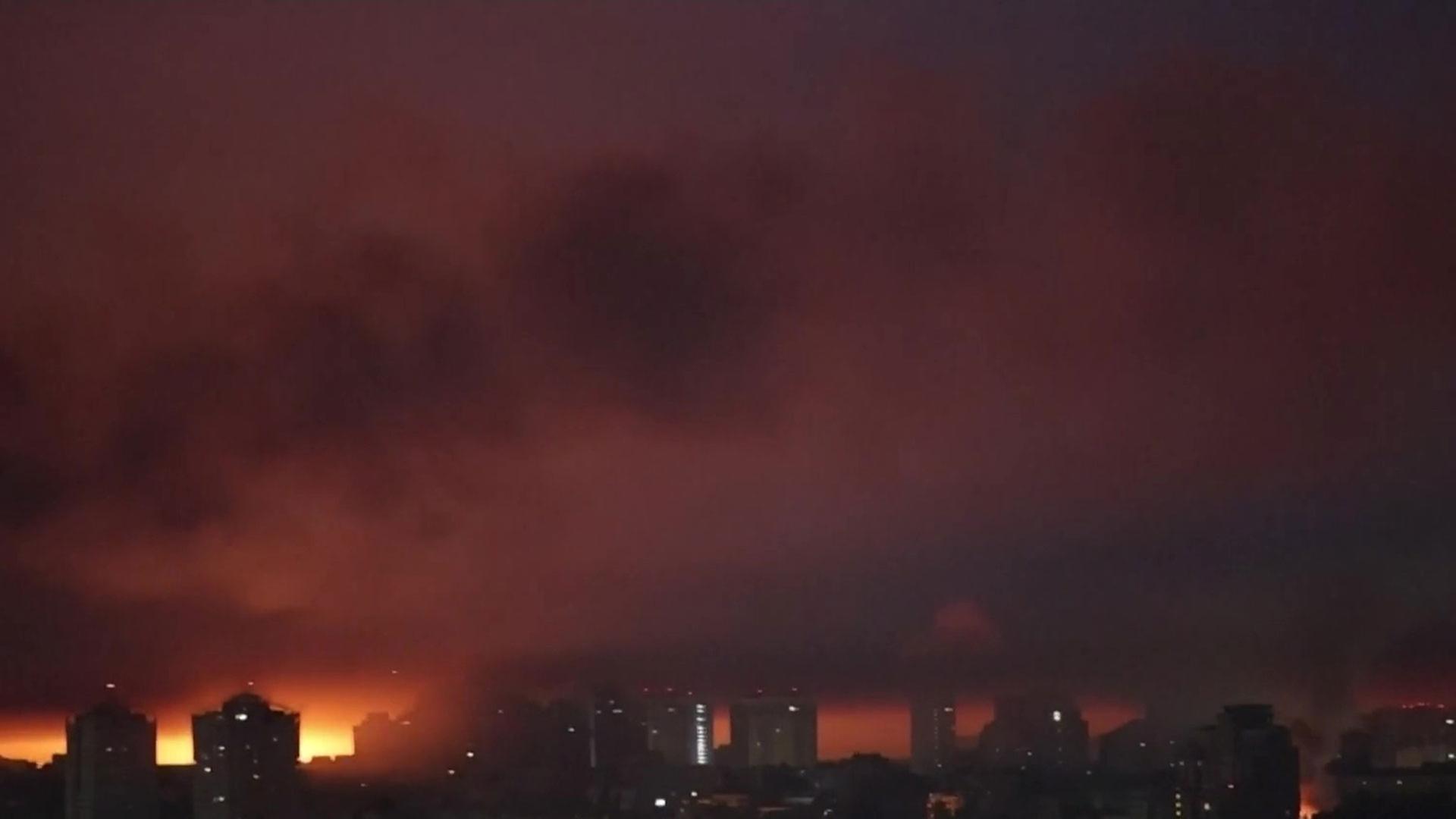 Massive russische Angriffe auf die Ukraine