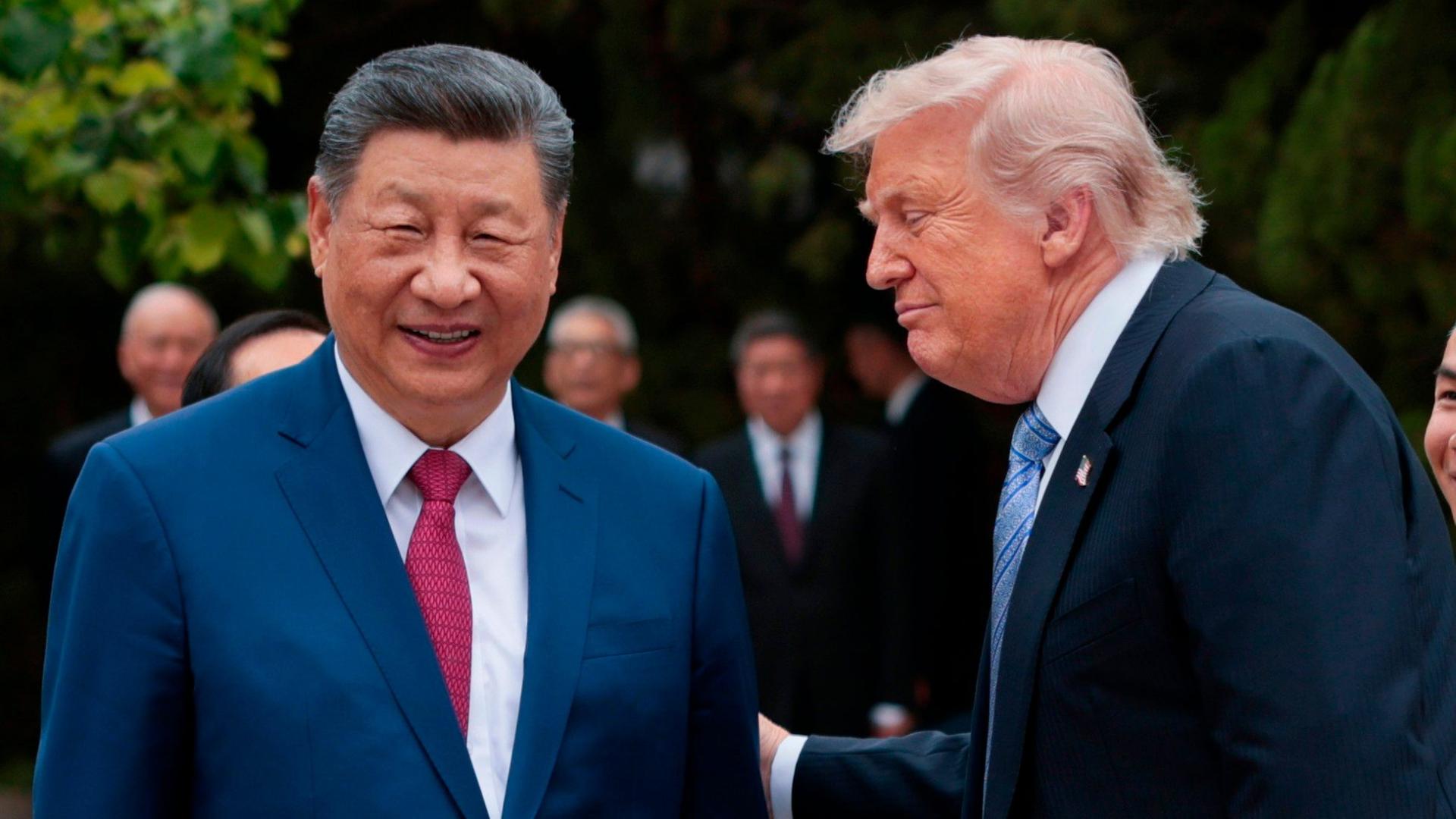 Xi Jinping und Donald Trump | Evan Vucci/Pool Reuters via AP